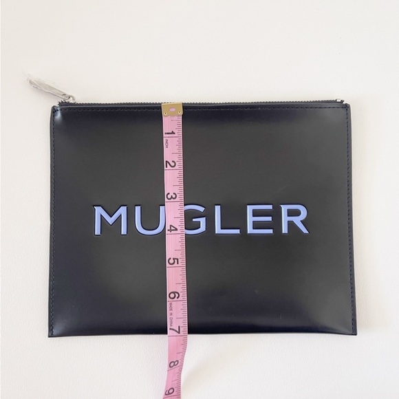 Mugler Perfume Bag Cosmetic Case Make Up Travel Luxury Black New - Picture 4 of 10